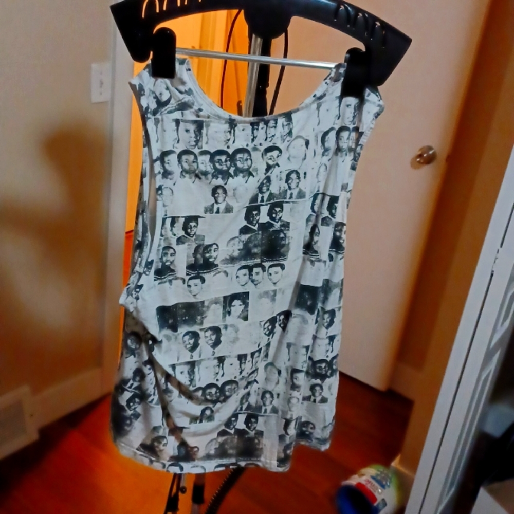 Men's  hip hop faces shirt